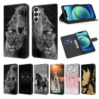 CLM-TECH Samsung Galaxy A56 5G Hülle Schützhülle Wallet Flip Case Klapphülle Handy Cover