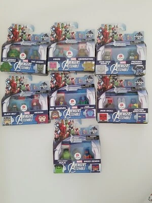 Lot of 7 Minimates Marvel Avengers Assemble Walgreens Exclusive  - Image 1 of 4