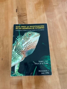 A Research Guide to the Lizards of Cuyabeno, English and Spanish, Paperback - Picture 1 of 14