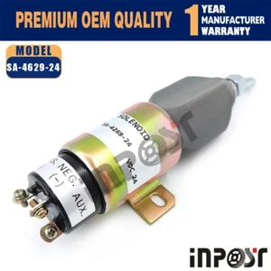 Solenoide de parada 24V SA-4269-24 para 3 terminales Komatsu Mitsubishi - Imagen 1 de 5