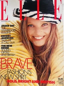 ELLE Magazine British Edition September  1989 RARE Collectors Vintage UK - Picture 1 of 6