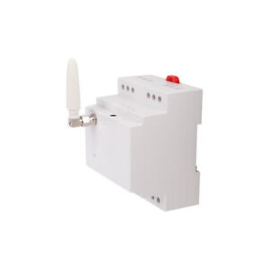 Commande à Distance Gsm Guide din 2 IN 1 Out Relais Sonde Température Thermostat
