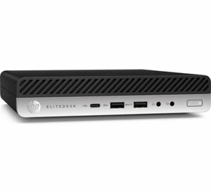 HP EliteDesk 800 G3 Mini Desktop Core i5 6400T 2.2GHz 16GB 512GB SSD Win10 Pro - Picture 1 of 2