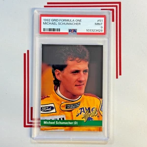 1992 Grid Formula One F1 Racing #51 Michael Schumacher RC Rookie PSA 9 - Bild 1 von 2