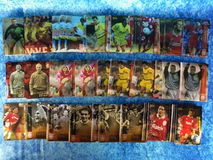 Liverpool 1998 Futera SINGLE CHROME/FOIL Football Trading Card