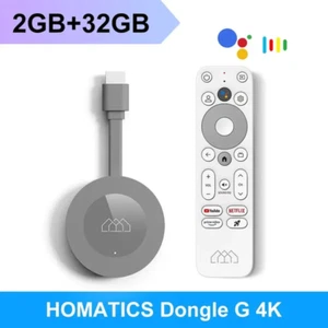 Dongle G 4K TV Stick mit Netflix 4K Google zertifiziert 2G32G Amlogic S905Y4 Suppo - Bild 1 von 9