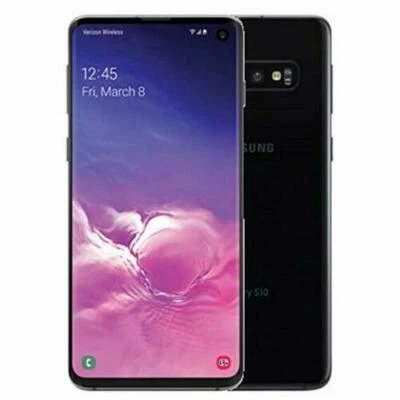 UNLOCKED Samsung Galaxy S10 Spectrum (SM- G973U) 128GB BLACK S10 T-MOBILE AT&T - Image 1 of 3