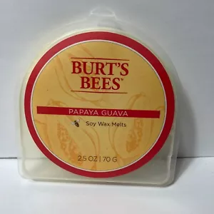 Burt's Bees Soy Wax Melts Tarts Papaya Guava DISCONTINUED (1) 2.5oz - Picture 1 of 12