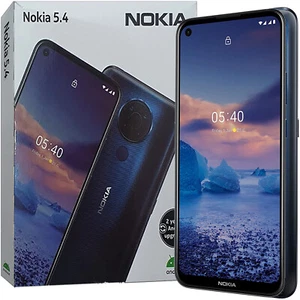 Nokia 5.4 4G Polar Night 64GB + 6GB Dual-SIM Factory Unlocked Global NEW - Afbeelding 1 van 4