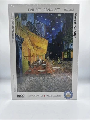 Eurographics Vincent Van Gogh Puzzle Cafe Terrace At Night 1000 Piece NEW/Sealed - Image 1 of 4