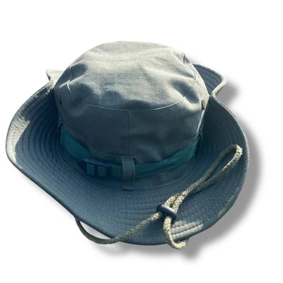 Sombrero militar ajustable Boonie de ala ancha con correa para la barbilla verde oliva Ripstop Foto 1 de 4