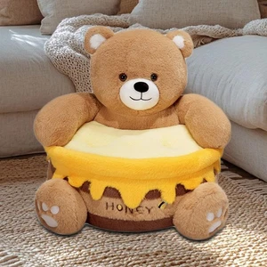 Kids Couch Single Sofa Bear Cushion Sofa Nursery Sitting Girls Boys Floor - Picture 1 of 6