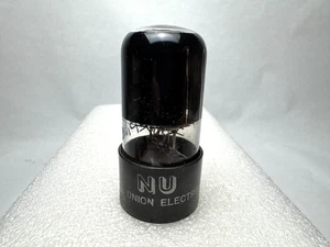 NU 6SN7 GT Ribbed Black Plate. Smoked. Tests Ex. 3,200/3,100 umhos (B) - Picture 1 of 7