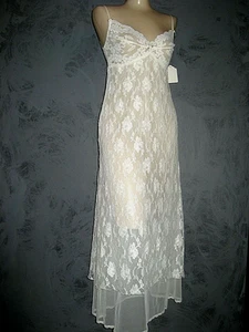 Claire Pettibone Gown Long Bridal Couture ANGELICA Ivory White Lace S NeW Unworn - Picture 1 of 9