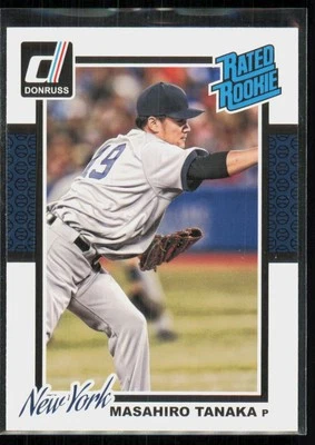 2014 Donruss Rated Rookie Masahiro Tanaka New York Yankees #235 - Изображение 1 из 2