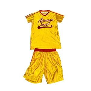 Average Joe's Dodgeball Costume Jersey & Shorts Set Unisex Size M Yellow - Picture 1 of 4