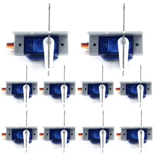 10 x Servo Weichenantrieb - Spur H0, TT, N, Z - Servoantrieb Unterflur - SG90 - Bild 1 von 6
