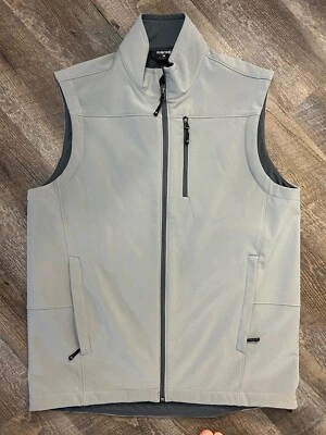 Solaris Mens Vest Gray Medium Polyester Spandex Fleece Lined Great Condition - Image 1 of 4