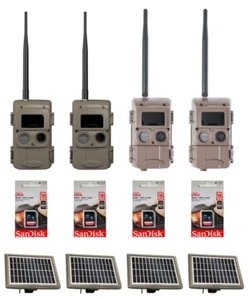 Cuddeback Cuddelink Serie 2 L LRIR 2 Cámaras Blackflash Bancos Solares Tarjetas SD - Imagen 1 de 5