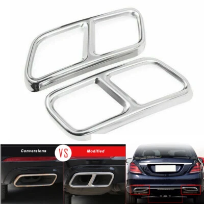 Silenciador de escape trasero para Mercedes Benz Clase S W222 2010-2017 16 Foto 1 de 4