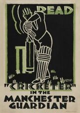 Cricket Art Deco Art Posters