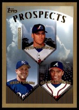 1999 Topps Peter Bergeron/Jeremy Giambi/George Lombard Rookie Baseball Card B