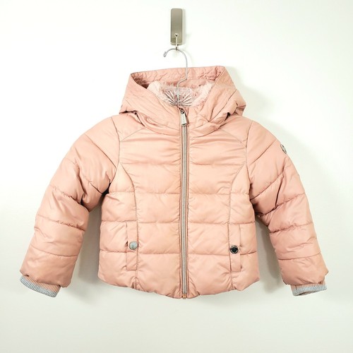 Giacca con cappuccio rosa tampone Michael Kors taglia 3T
