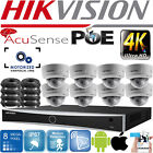 Hikvision 8MP CCTV SYSTEM 4K Security Network Varifocal Camera /A.I PoE IP NVR
