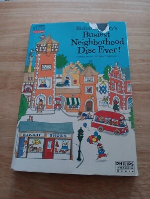Richard Scarry's Busiest Neighborhood Disc Ever (Philips CD-i, 1991) w/ Long Box - Image 1 of 4