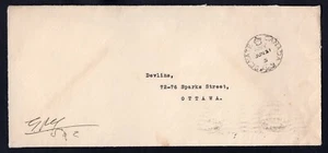 SENATE Canada Crown Free 1935 Postmark on Ottawa Local Cover - Picture 1 of 2