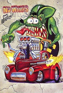 Lote de 5 carteles fotográficos a todo color de 8"x12" Ed "Big Daddy" Roth Chevy Nova Olds - Imagen 1 de 5
