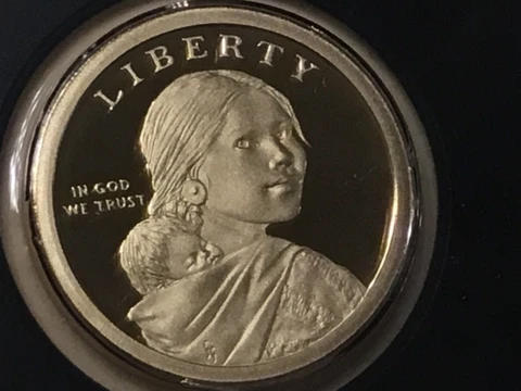 2019 S SACAGAWEA NATIVE AMERICAN GEM PROOF DOLLAR ROSS SPACE HIGH GRADE! Cover