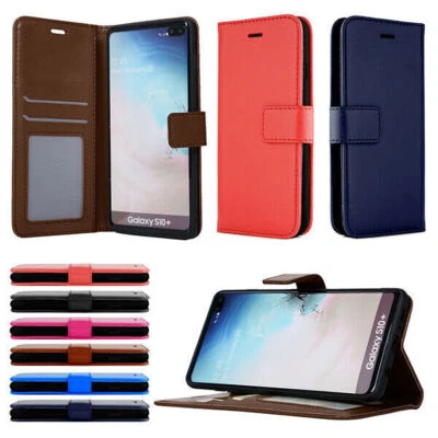 Leather Wallet Flip Cover Case For iPhone 14 Pro, 14, 13 Pro Max, 13, 12, Card - Image 1 of 4