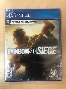 Tom Clancy's Rainbow Six Siege PS4 (Sony PlayStation 4, 2015) GOLD COVER *NEW*