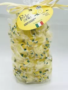 Perle Di Sole Zitronengeschmack harte Süßigkeiten gefüllt mit saurem Pulver 1,1 Pfund Italien - Bild 1 von 14