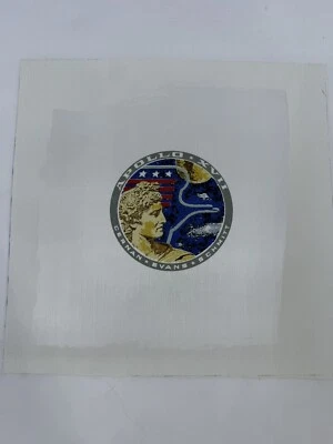 Original Vintage Apollo 17 Crew Patch Test Shot Canvas NASA Unused RARE - Image 1 of 4