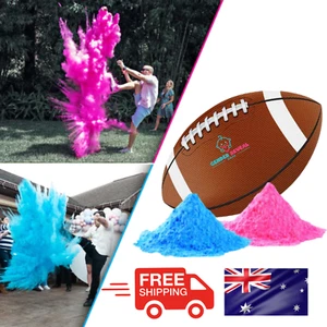 Gender Reveal NFL Ball - Exploding Powder Rugby Ball - AUS STOCK - Picture 1 of 1