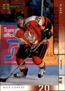 2000-01 UD CHL Prospects Hockey #76 Robin LeBlanc Baie-Comeau Drakkar