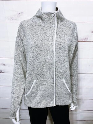 C9 By Champion Womens Jacket Size M Gray Full Zip Pockets Long Sleeve - Image 1 of 4