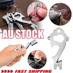 Newly Stainless Steel Pocket Tool 20-in-1 Multi-Functional Gadget for Outside TK - Picture 1 of 10
