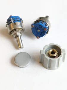 1 PC. Interruptor giratorio/selector 3 polos 4 posiciones eje 6mm incluye perilla - Imagen 1 de 2