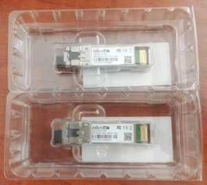 MikroTik New XS+2733LC15D Pair of Bidirectional Single Mode SFP+ SFP28 Modules - Afbeelding 1 van 3