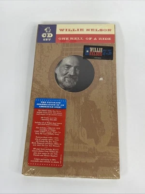 One Hell of a Ride (4 CD Box Set, 2008) Willie Nelson Brand New Read - Image 1 of 3