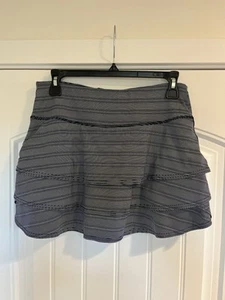 Athleta Women’s Medium Blue Ruffle Skort Golf Tennis Stretch Pull-On - Picture 1 of 4