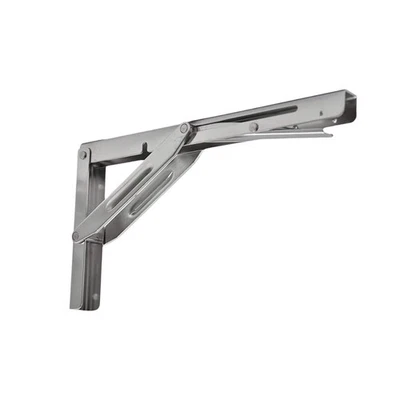 MARINE CITY 12" Arms Folding Table Bracket 304 Stainless Steel Shelf for Boat RV - Image 1 of 4