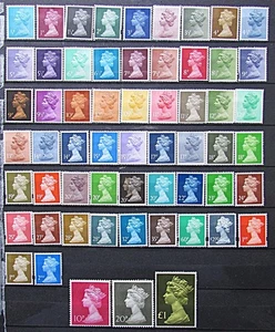 Great Britain QEII Decimal Machin Definitive Mint (LH) Stamp Selection. - Picture 1 of 1