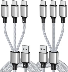 Puxnoin Multi Charging Cable, USB C Splitter 3 in 1 Fast Charging...  - Afbeelding 1 van 7
