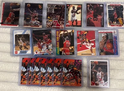 Lote de 19 cartas Michael Jordan - Ultra inserção GOAT Bird Skybox deck superior Stadium Club - Imagem 1 de 4