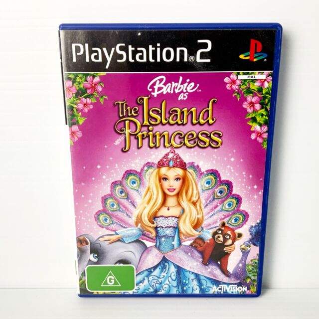 BARBIE E A PRINCESA DA ILHA: JOGO PS2 FLOWER POWER, PARTE: 1. 