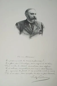 SULLY PRUDHOMME GRAVURE SUR BOIS MARIANI 1899 PRINT M365 - Picture 1 of 1